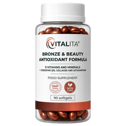 VITALITA Bronze & Beauty Antioxidant Formula 9 VITAMINS AND MINERALS
