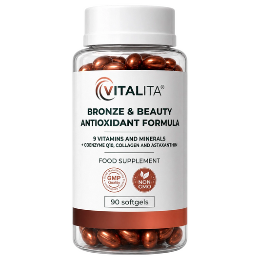 VITALITA Bronze & Beauty Antioxidant Formula 9 VITAMINS AND MINERALS
