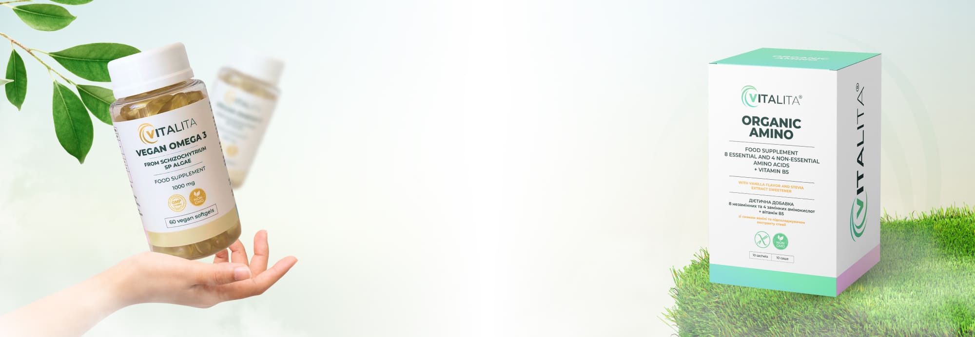 Main banner VITALITA food supplements/toidulisandid/complementos alimenticios